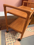 MCM Solid Wood Bar Cart - thumbnail 11 of 12