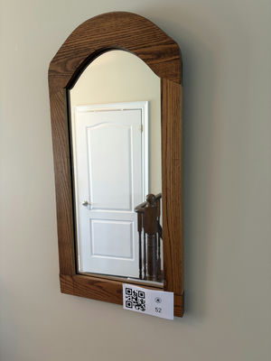 Wooden Framed Mirror - Image 1 of 6