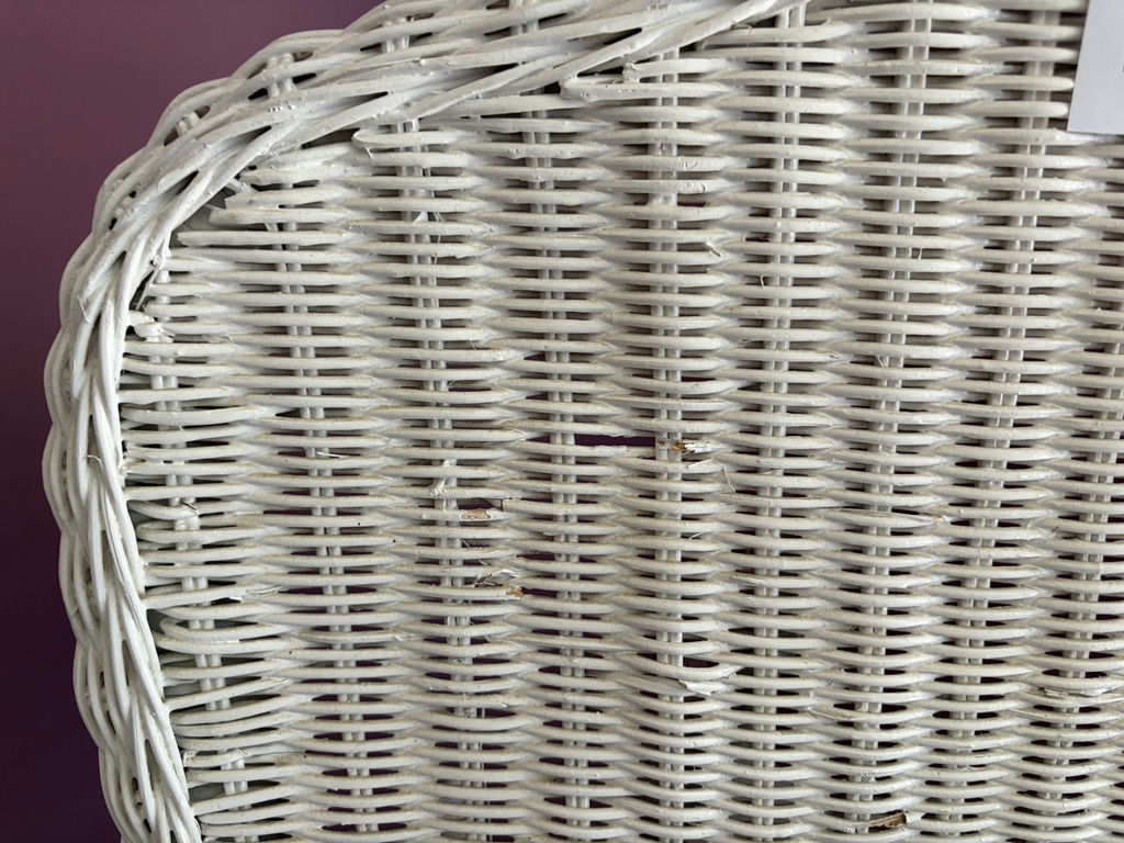 White Wicker Rocking Chair - image 7 of 14