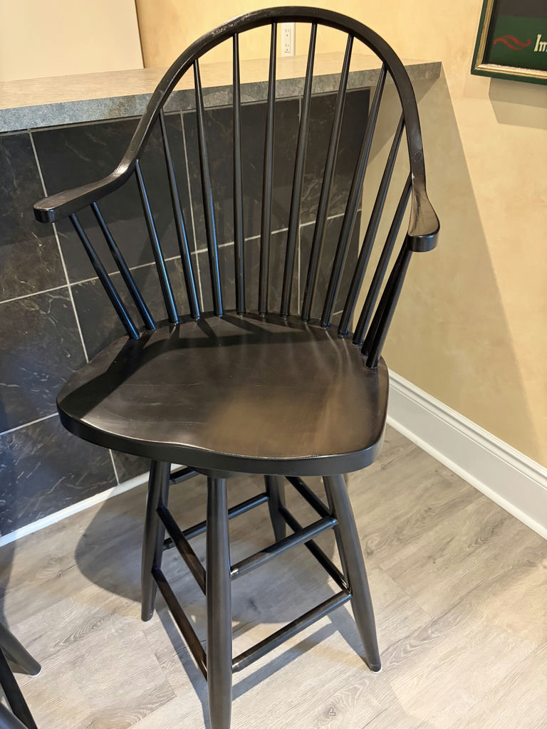 Three Swivel Bar Stools - image 8 of 8