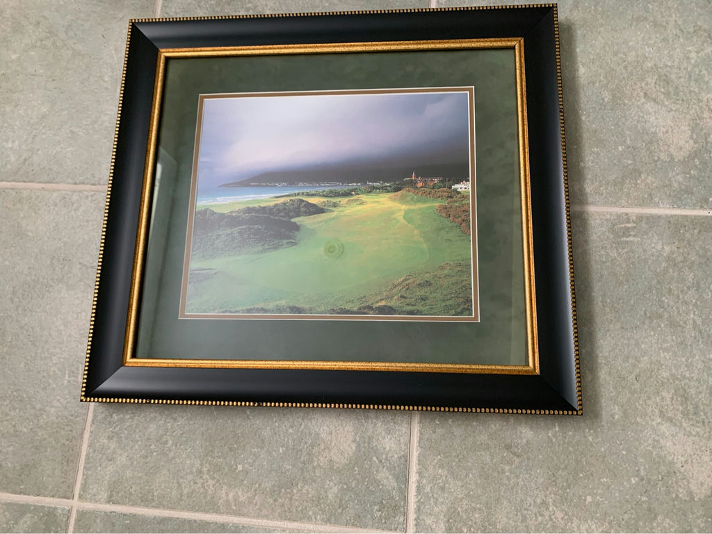 Set Of Two Framed Golf Scenes - image 4 of 6