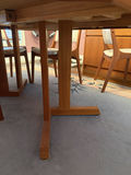MCM Solid Wood Dining Suite - Table & 6 Chairs - thumbnail 15 of 17