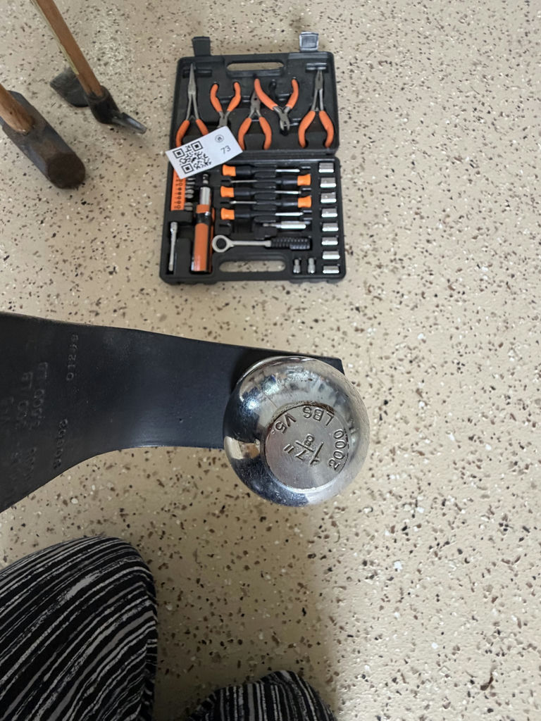 Pick Axe; Sledgehammer; Trailer Hitch and More - image 5 of 10