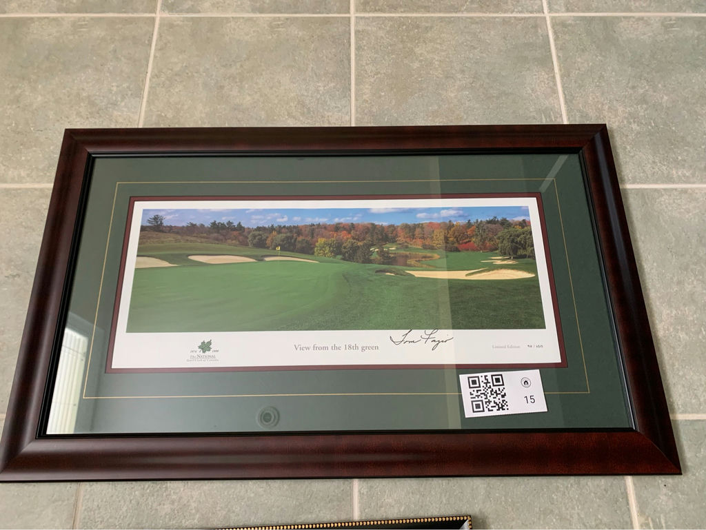 Set Of Two Framed Golf Scenes - image 5 of 6