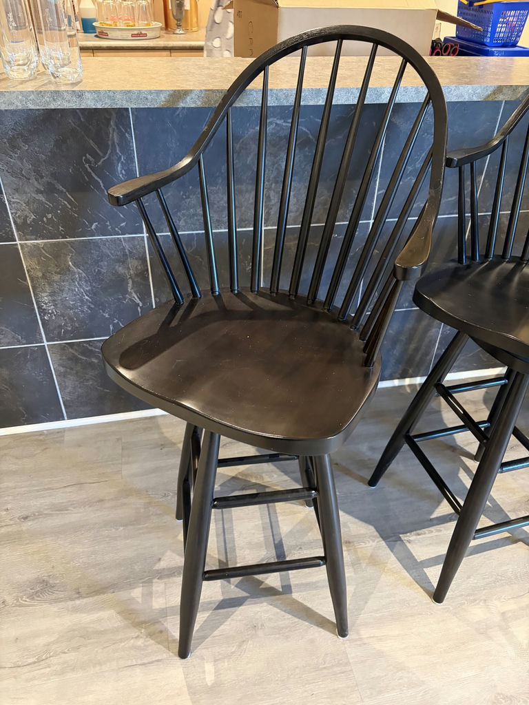 Three Swivel Bar Stools - image 2 of 8