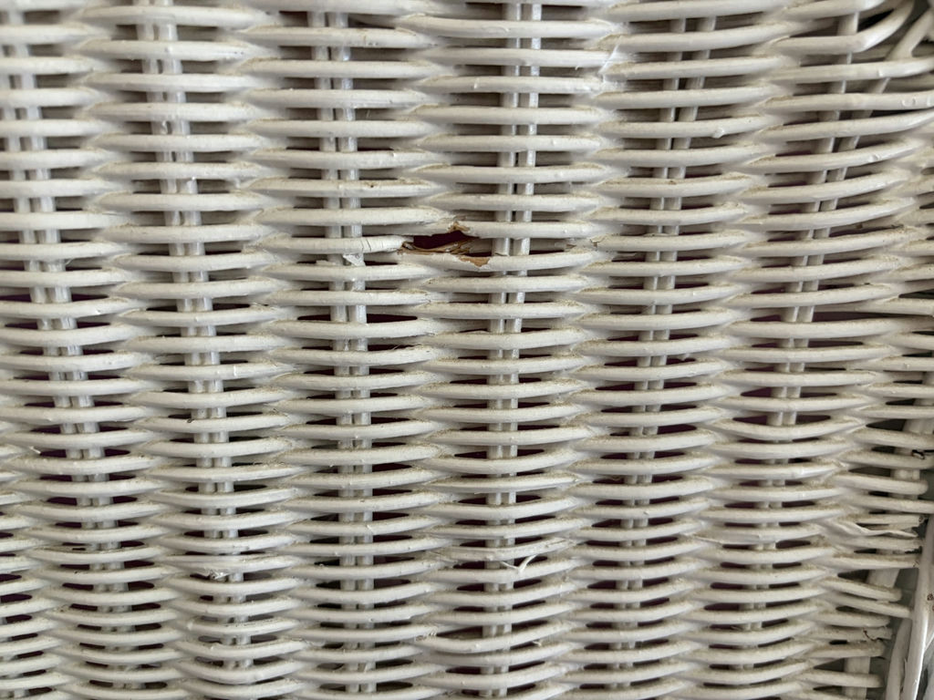 White Wicker Rocking Chair - image 5 of 14