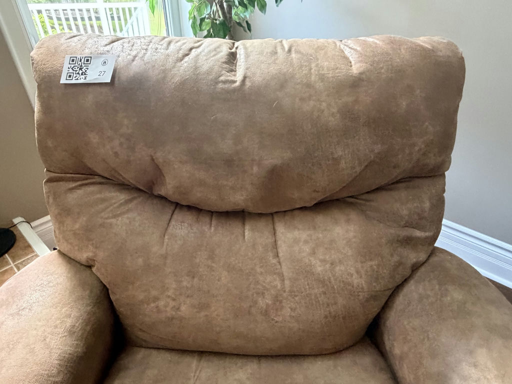 LAZBOY Suede Recliner - image 9 of 10