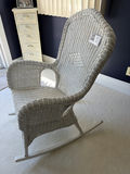 White Wicker Rocking Chair - thumbnail 11 of 14
