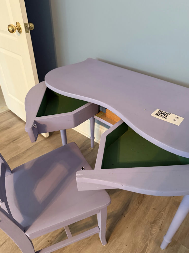 Painted Desk Or Vanity - image 2 of 7