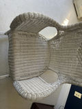 White Wicker Rocking Chair - thumbnail 2 of 14