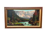 Textured Landscape Oil on Canvas - thumbnail 1 of 5
