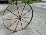 Large Antique Yarn Spinning Wheel  - thumbnail 4 of 5