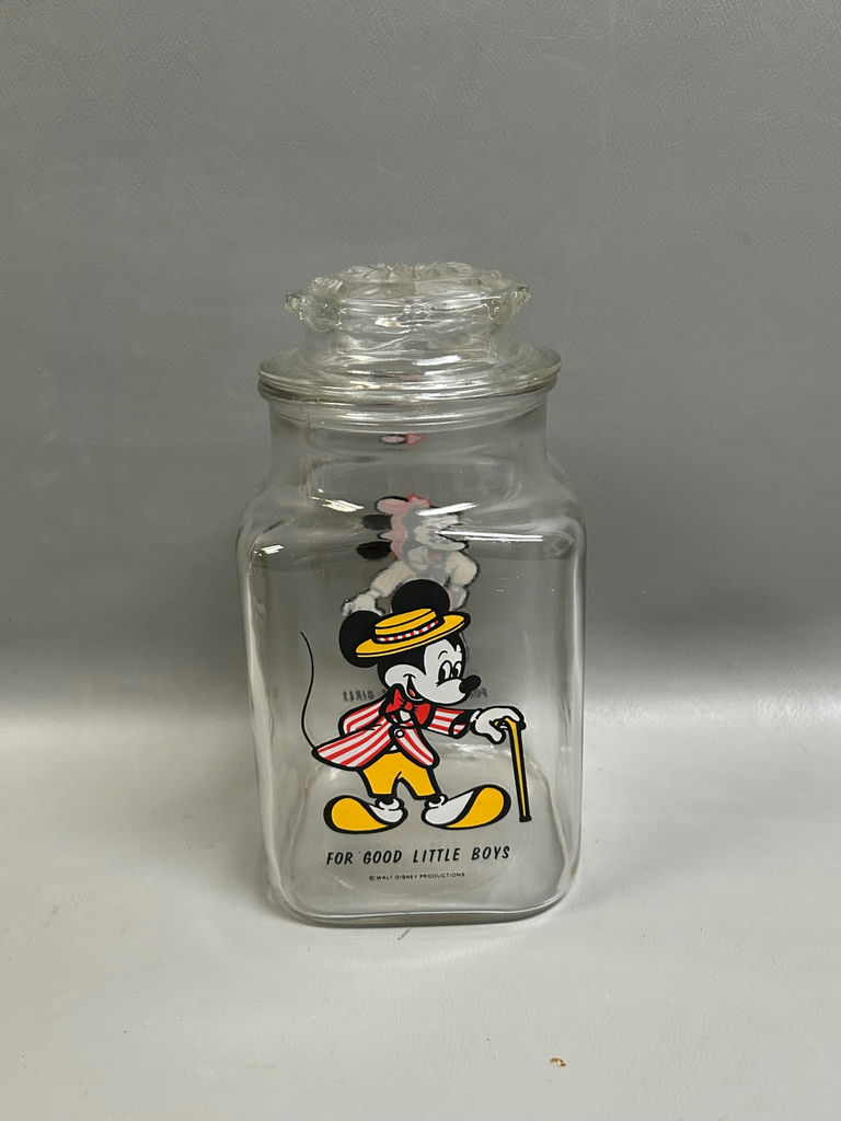 Vintage Disney Glass Candy Jar/Storage Jar - image 1 of 7