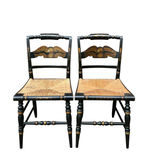 Hitchcock Rush Seat Eagle Back Chairs  - thumbnail 1 of 6