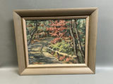 Signed Webster Landscape Oil on Canvas - thumbnail 1 of 5