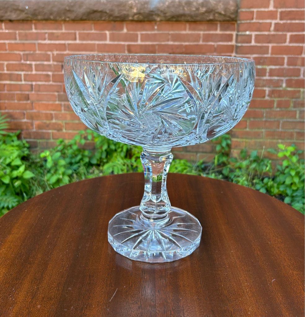 Brilliant Cut Glass Comport - image 2 of 7