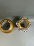 Pickard Gold Porcelain Vases 2 - thumbnail 4 of 6