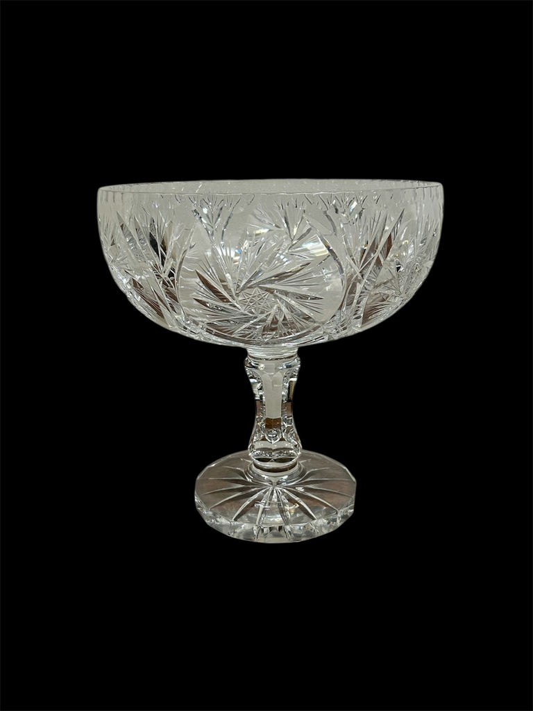 Brilliant Cut Glass Comport - image 1 of 7