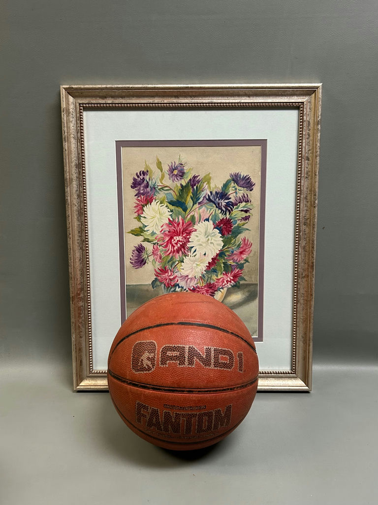 Still Life Watercolor Floral Bouquet Painting Signed  - image 3 of 5