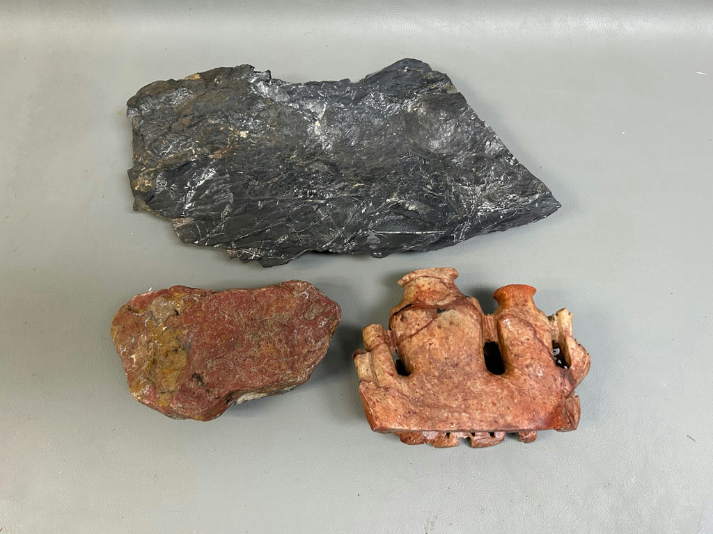 Soapstone Carving and Fossils  - image 5 of 8