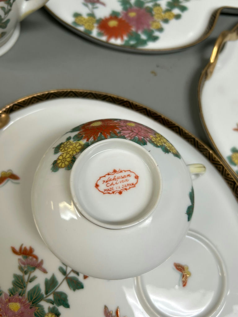Vintage Hakusan Japan Luncheon Set - image 2 of 6