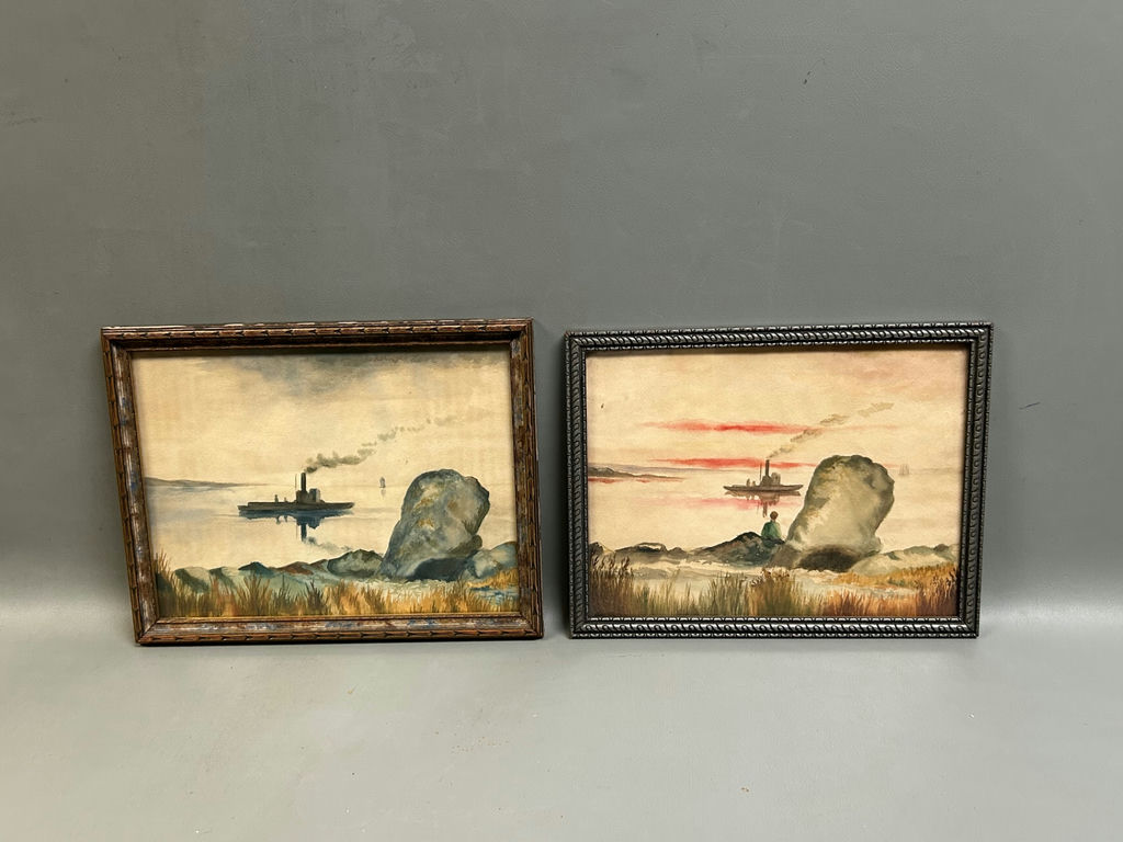 Early 20th Century Watercolor Paintings - image 6 of 6