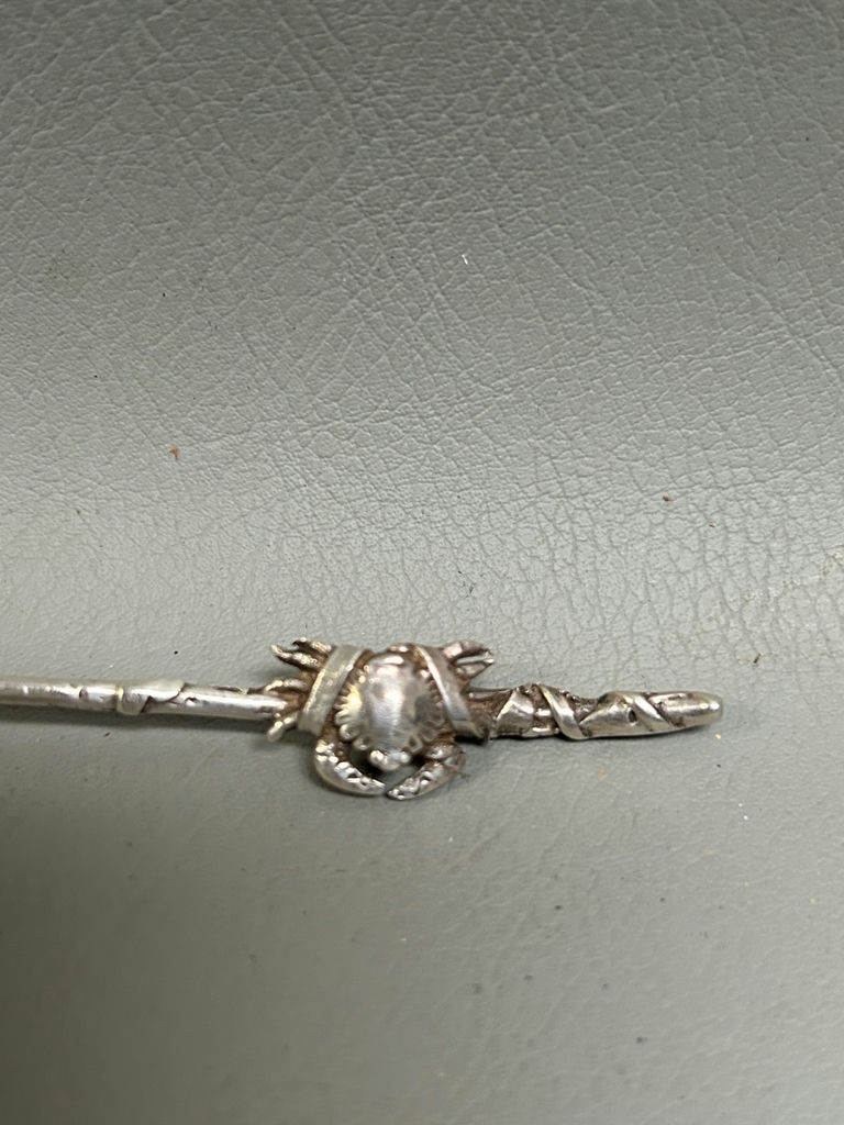 Antique Sterling Gorham Crab Handle Spoon - image 4 of 9