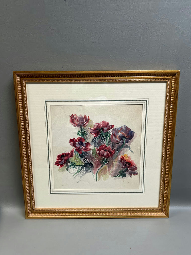 Still Life Floral Bouquet Watercolor Painting - image 1 of 4
