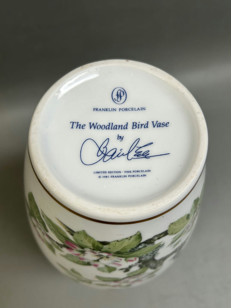 Franklin Woodland Bird Vase - image 2 of 5
