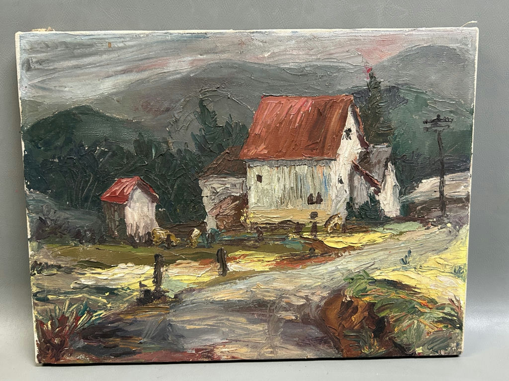 Oil on Canvas Landscape Impressionism Signed - image 2 of 5