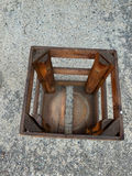 1940s-50s Belmont 5 Gallon Glass Spring Water Bottle and Crate - thumbnail 6 of 8