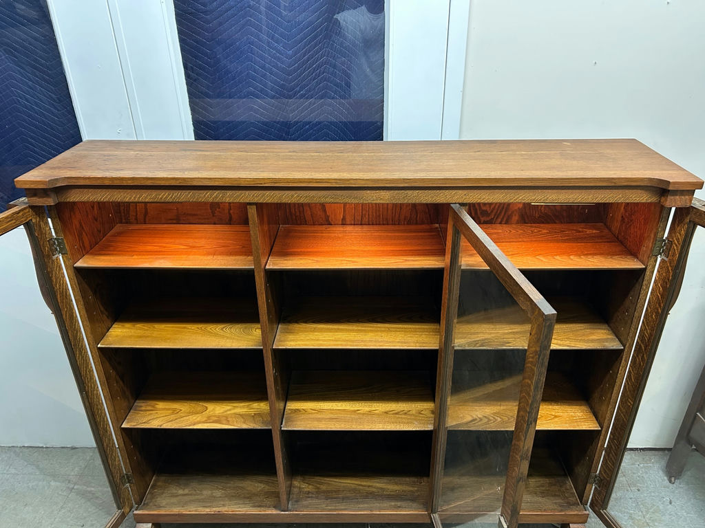 Victorian Oak Three Door Bookcase - image 3 of 5