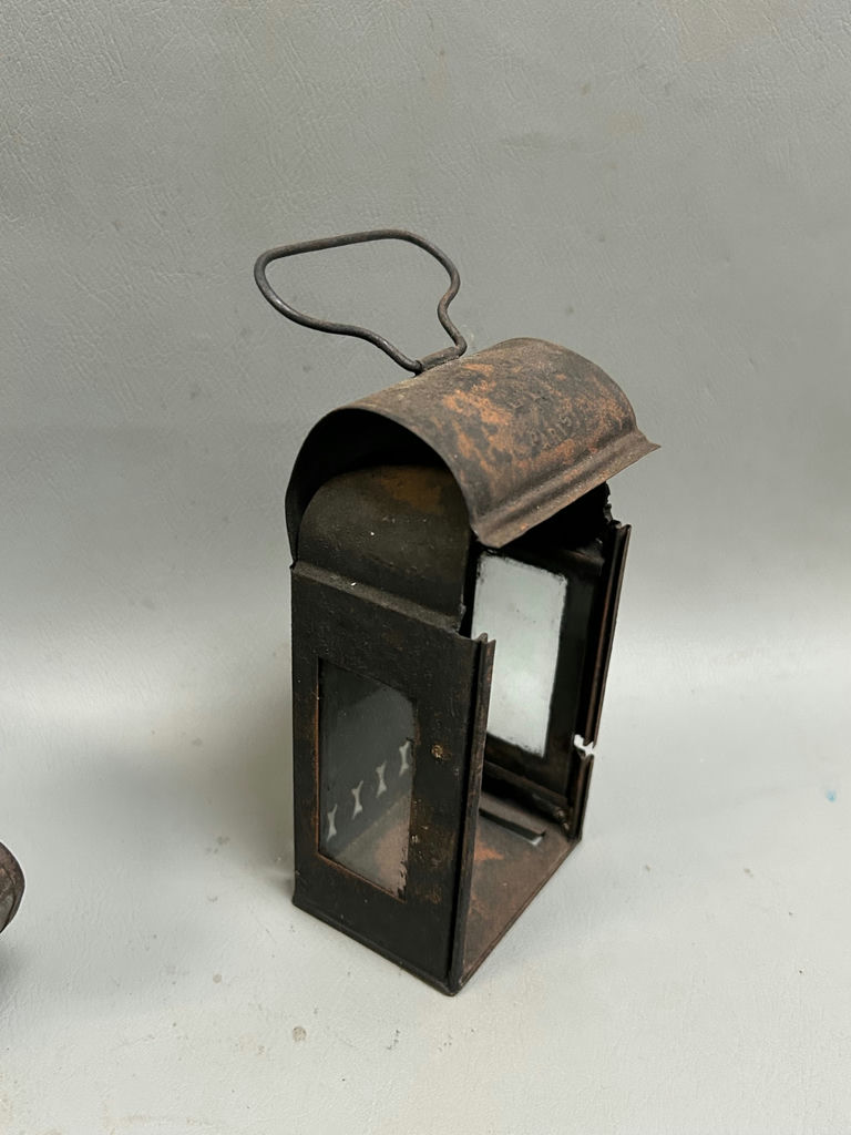 Antique Tin-Cast-iron Misc Items - image 3 of 8
