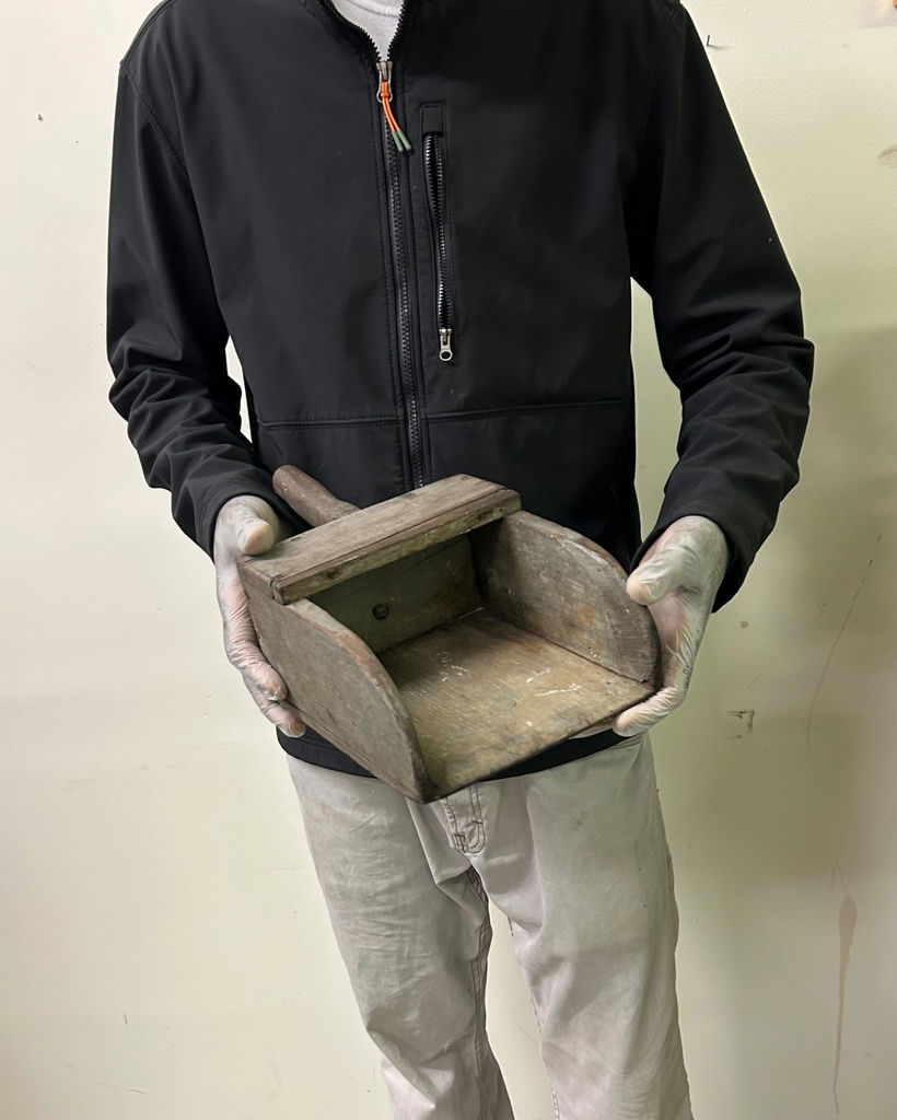 Antique Primitive Wooden Feed Scoop - image 2 of 6