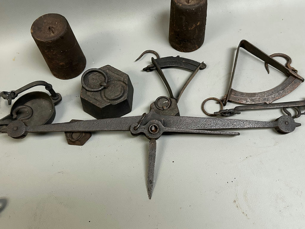 Antique Balance Scale Cast-iron Items - image 7 of 7