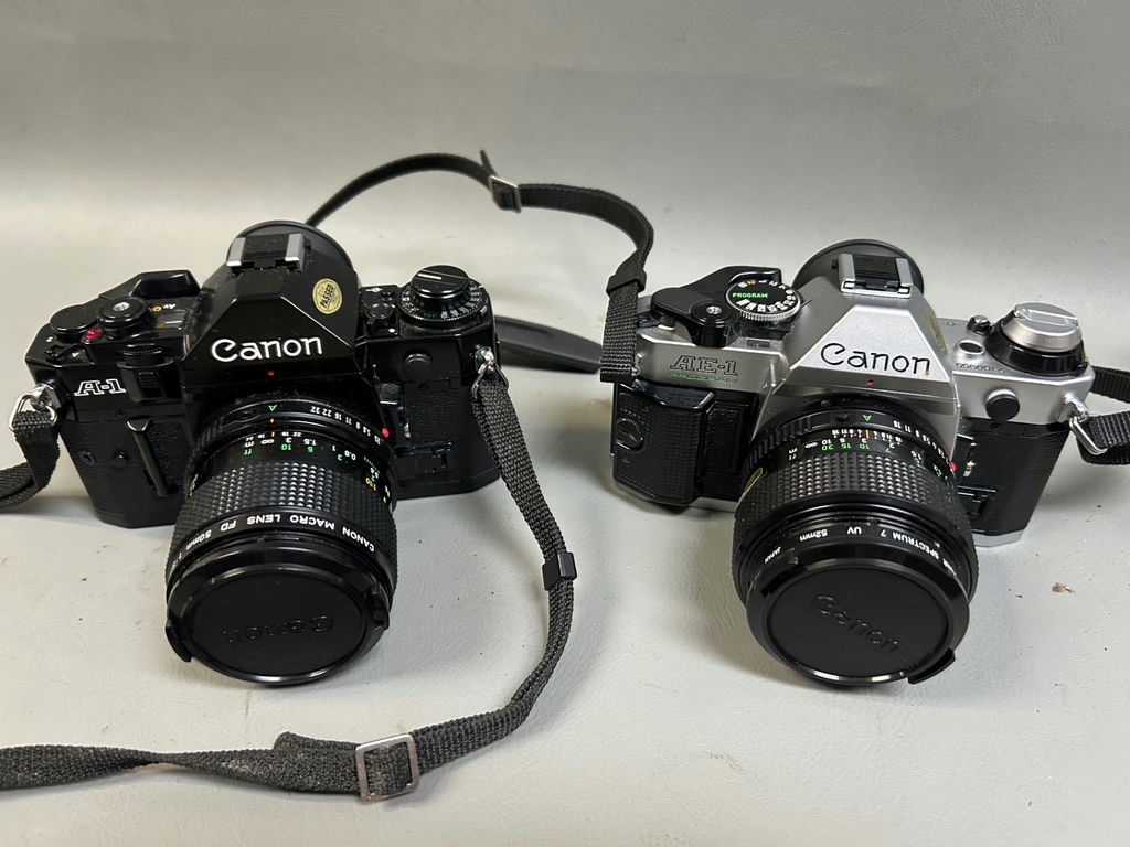 Group of Vintage Canon Cameras  - image 5 of 6