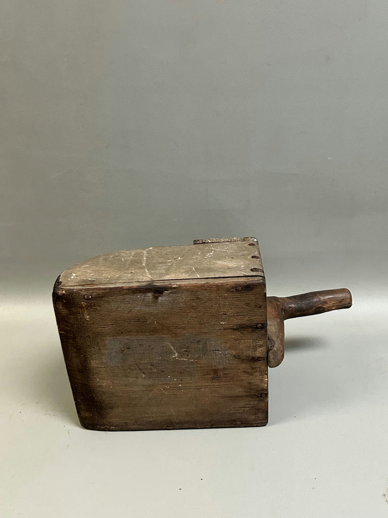 Antique Primitive Wooden Feed Scoop - image 6 of 6