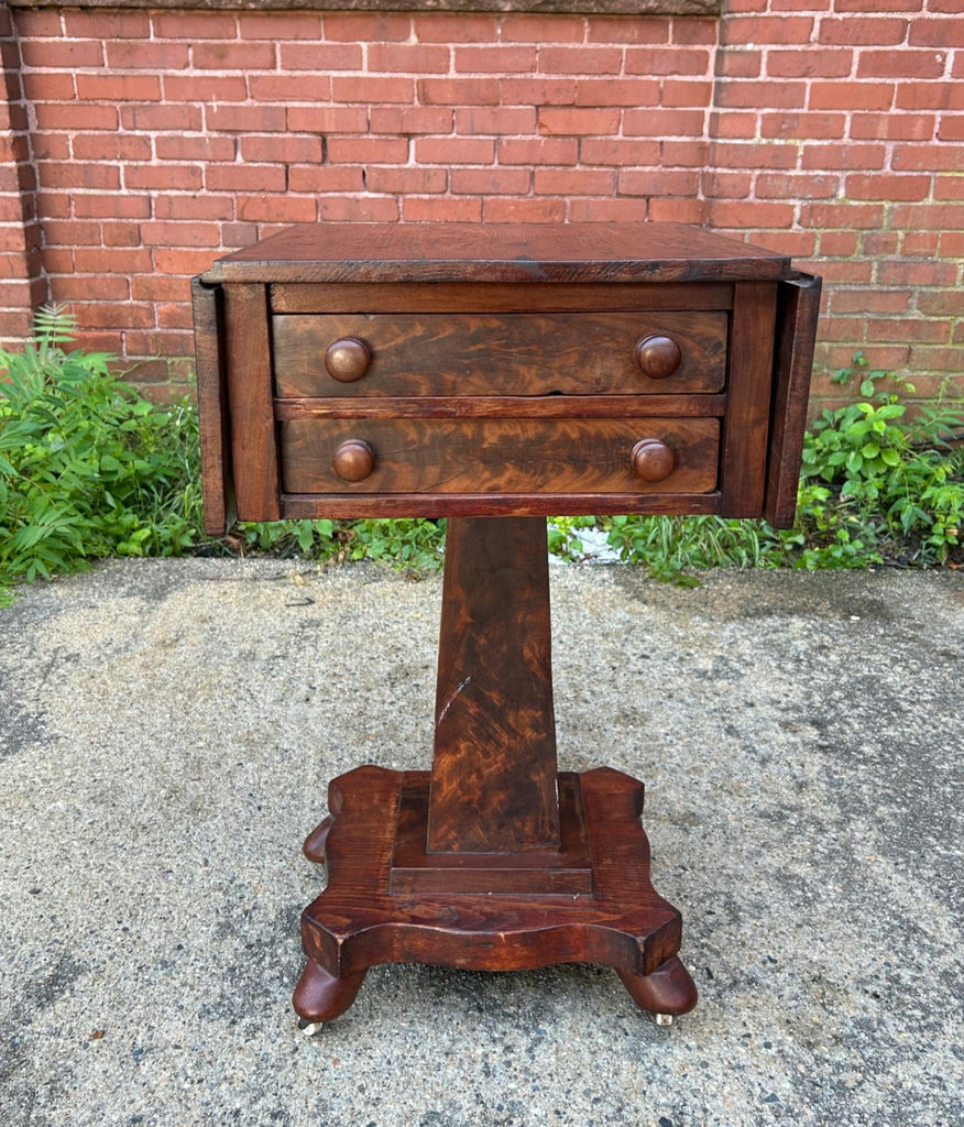 Antique Empire Dropleaf Work/Side Table - image 1 of 6