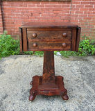 Antique Empire Dropleaf Work/Side Table  - thumbnail 1 of 6