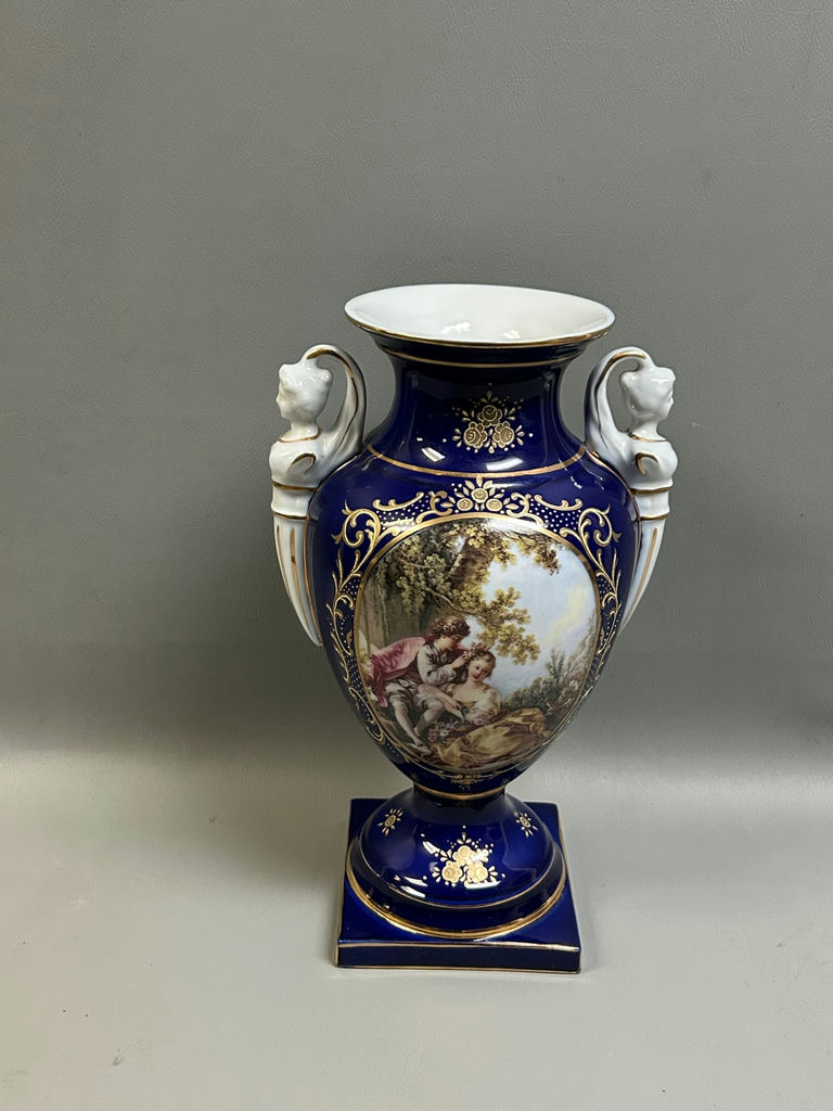 Limoges Figural Porcelain Vase 13'' - image 1 of 6