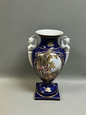 Limoges Figural Porcelain Vase 13'' - Image 1 of 6