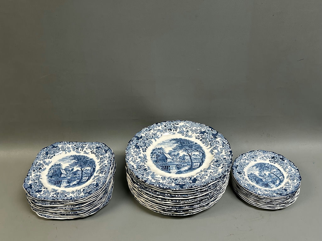 Johnson Bros Mill Stream Plates  - image 1 of 5