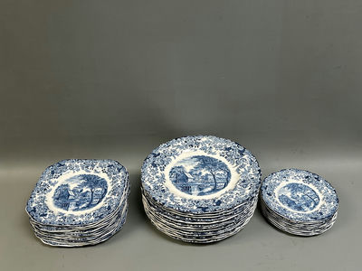 Johnson Bros Mill Stream Plates - Image 1 of 5