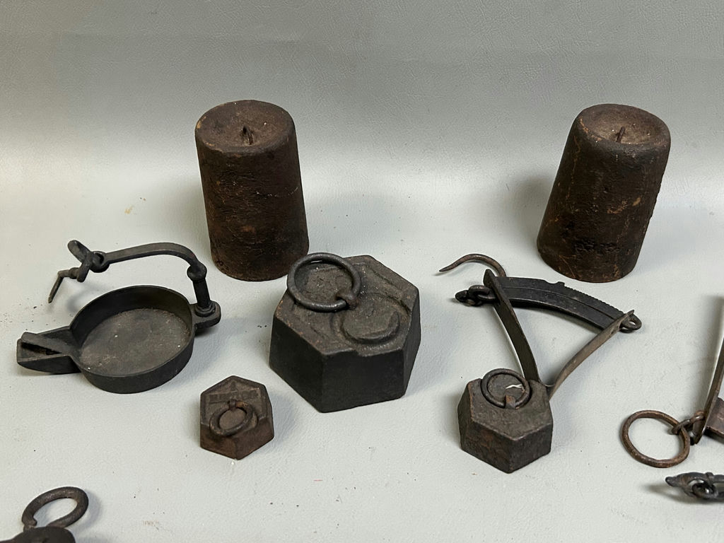 Antique Balance Scale Cast-iron Items - image 5 of 7