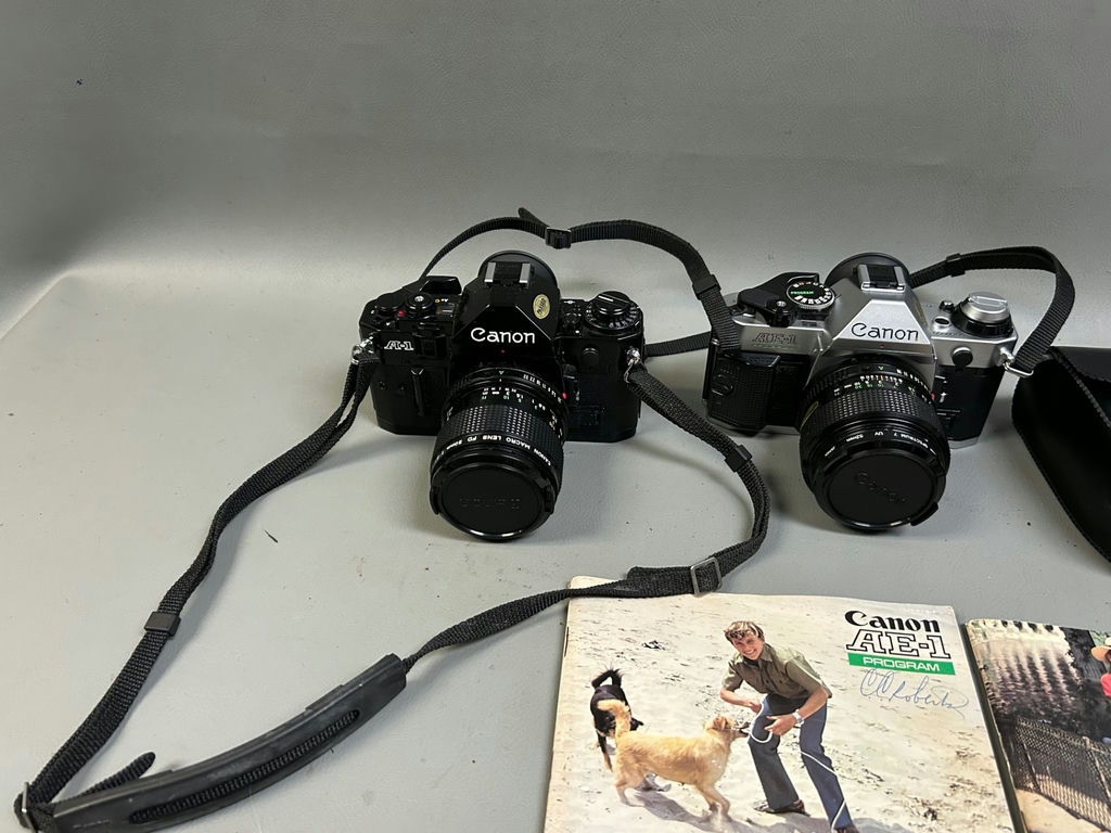 Group of Vintage Canon Cameras - image 4 of 6