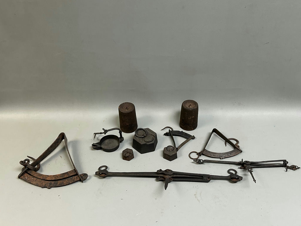 Antique Balance Scale Cast-iron Items - image 1 of 7