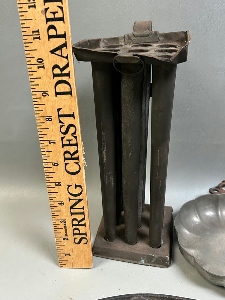 Antique Tin-Cast-iron Misc Items - image 6 of 8