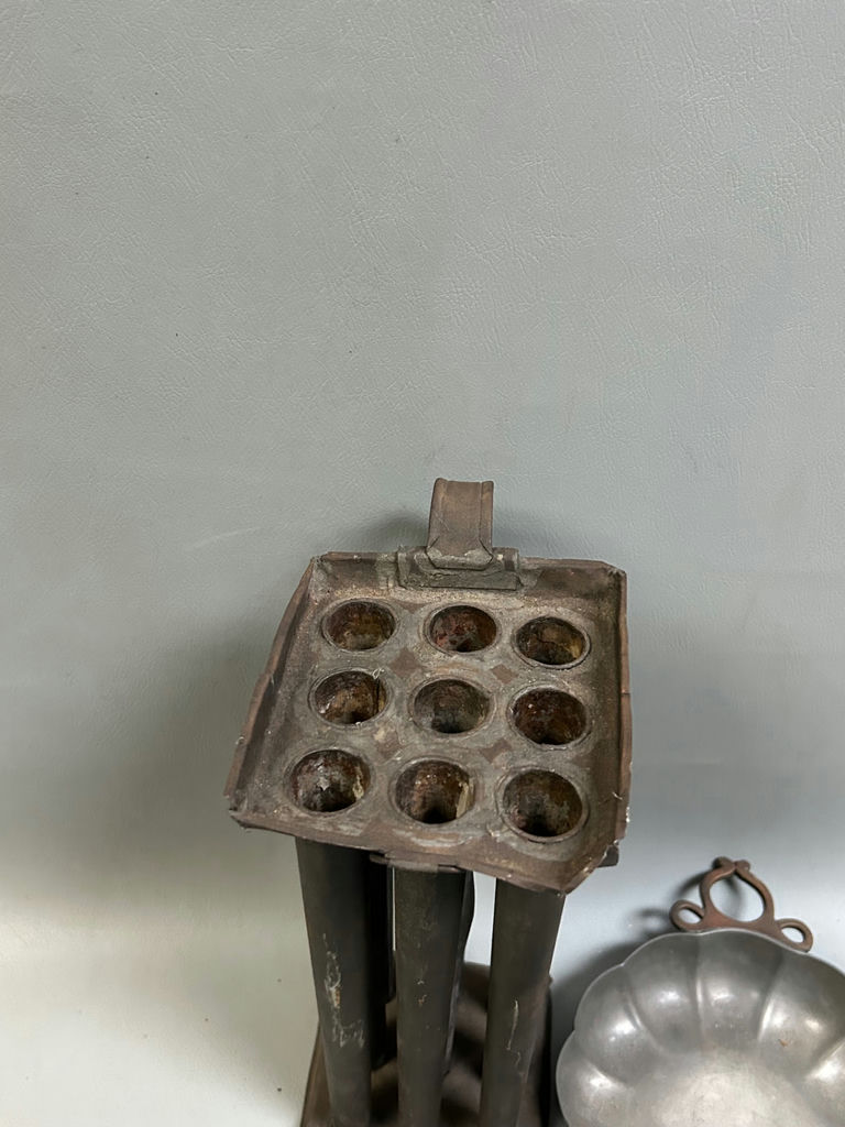 Antique Tin-Cast-iron Misc Items  - image 5 of 8