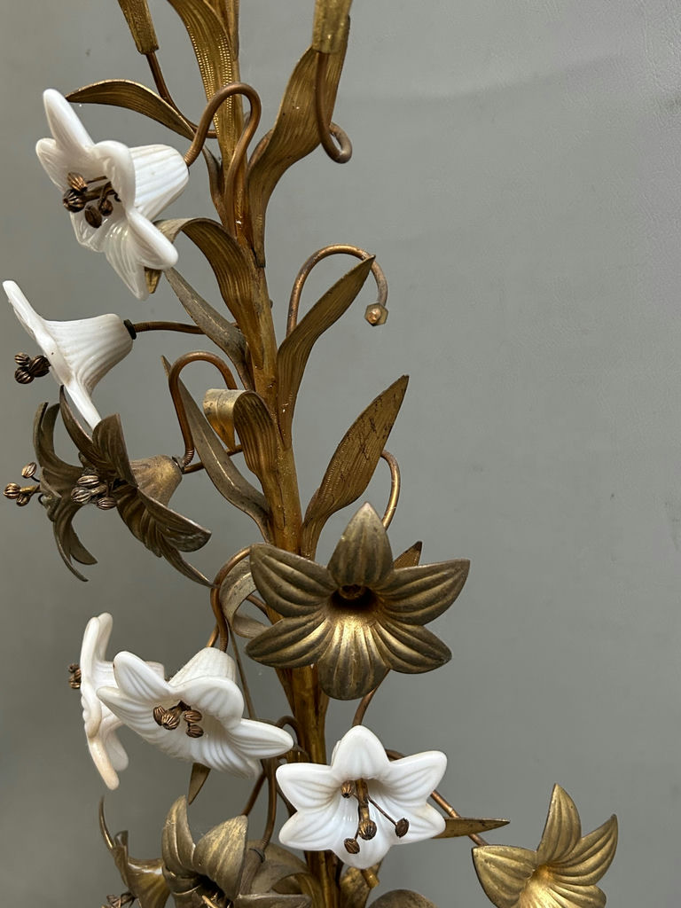 Mid-Century French Brass Bouquet 32.5'' - image 3 of 7