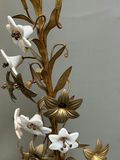 Mid-Century French Brass Bouquet 32.5'' - thumbnail 3 of 7